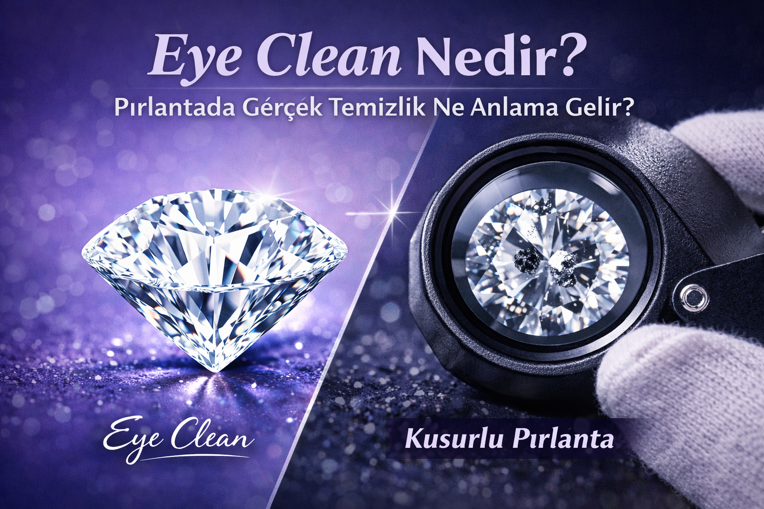 Eye Clean Nedir? Pırlantada Gerçek Temizlik Ne Anlama Gelir?
