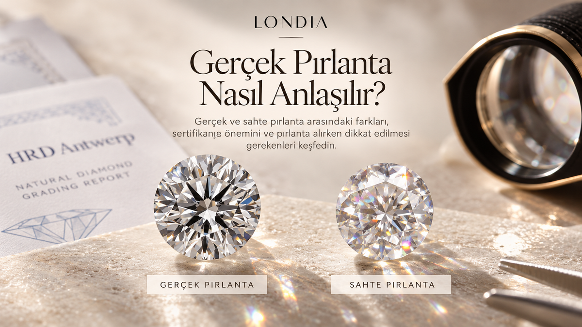 Gerçek Pırlanta Nasıl Anlaşılır? Sahte Pırlanta Farkları | LONDIA
