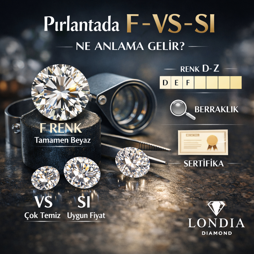 Pırlantada F – VS-SI Ne Anlama Gelir?