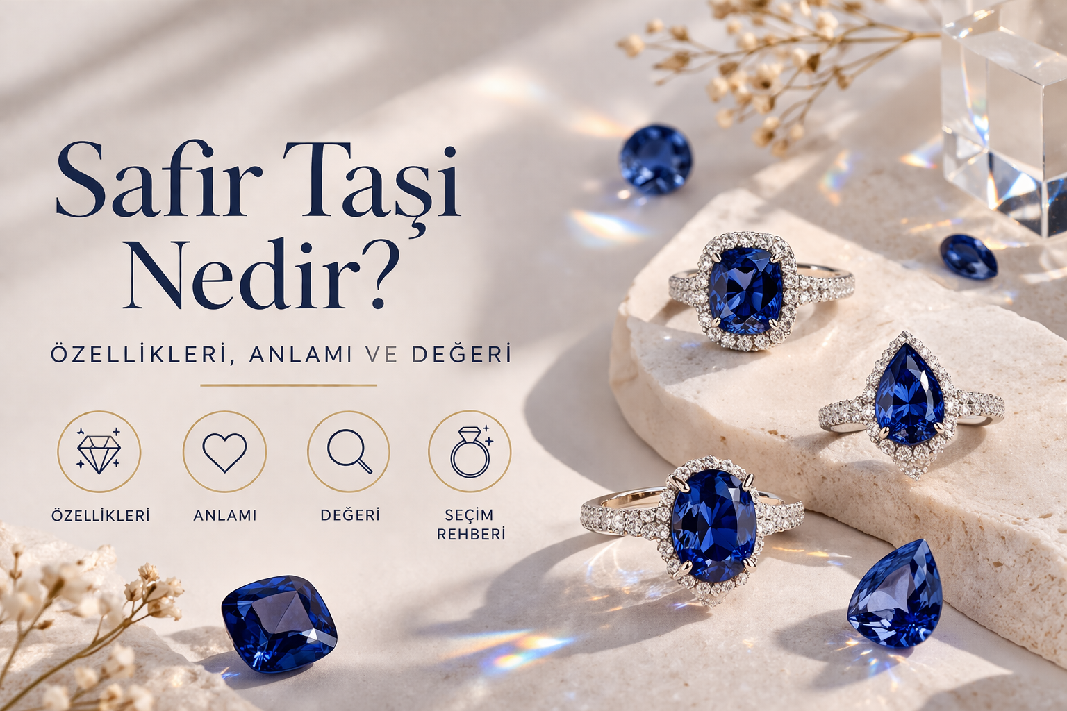 Safir Taşı Nedir? Özellikleri, Anlamı ve Değeri