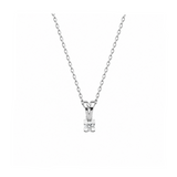 0.05 Karat Doğal Pırlanta Tektaş Kolye
