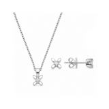 0.15 Ct Doğal Pırlanta Londia Kelebek Tasarım Tektaş Set 14K Altın