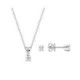 0.15 Ct Doğal Pırlanta Londia Kelebek Tasarım Tektaş Set 14K Altın