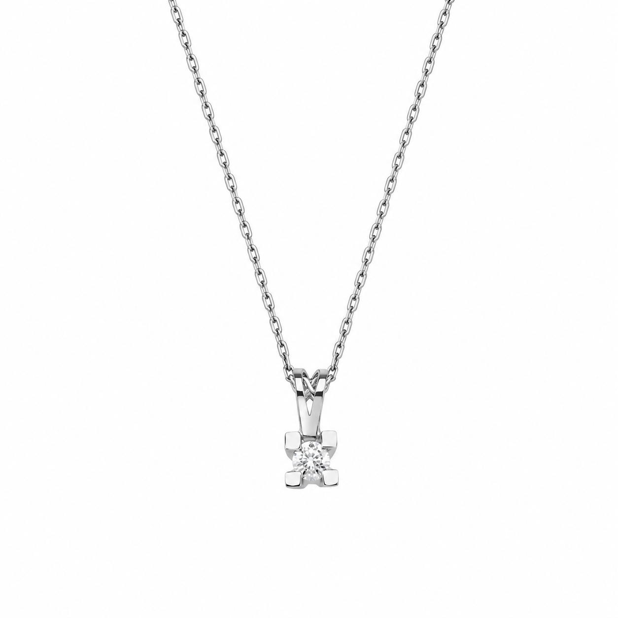 0.30 Ct Londia Doğal Pırlanta Tasarım Tektaş Set 14K Altın