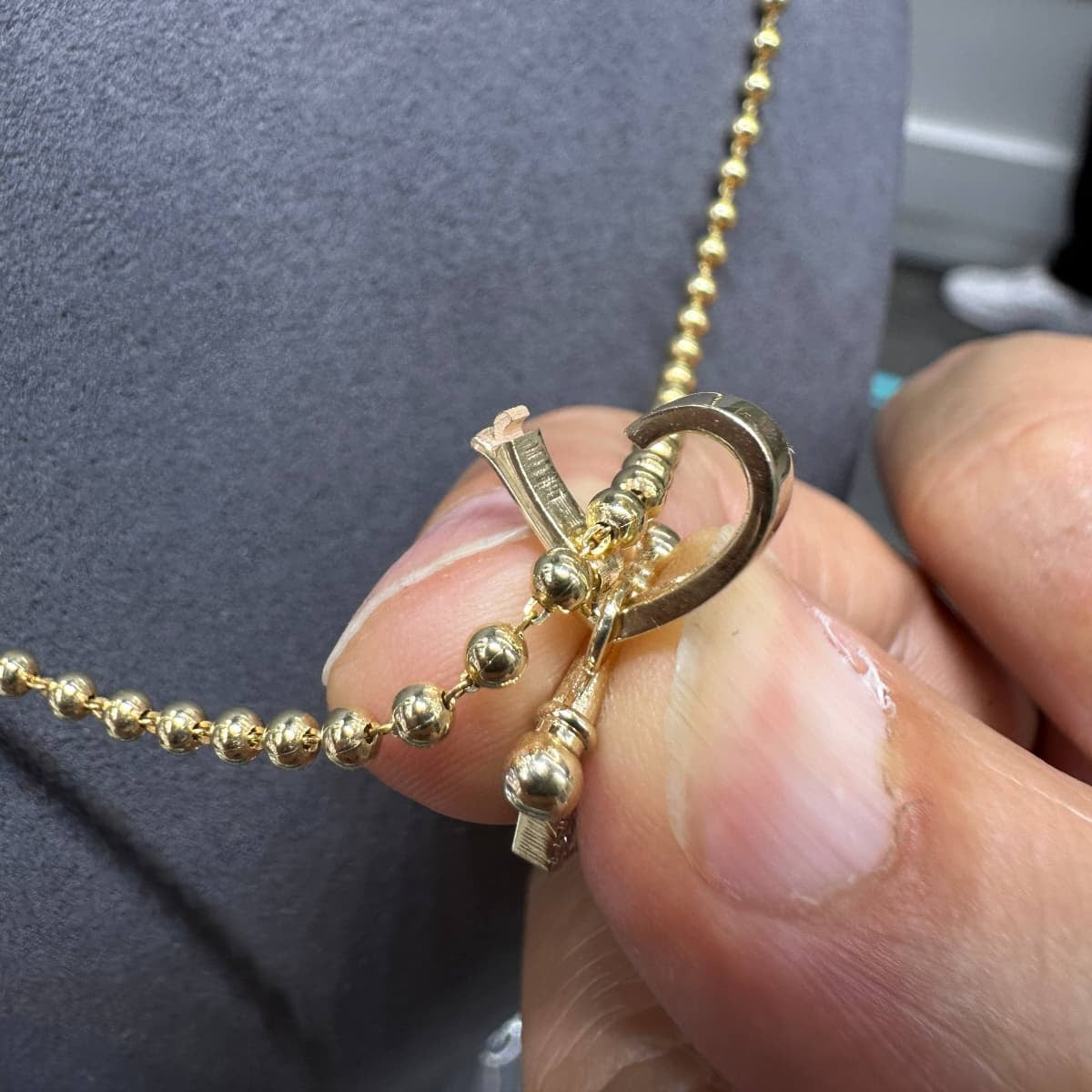 0.30 Karat Doğal Pırlanta Charm Kolye