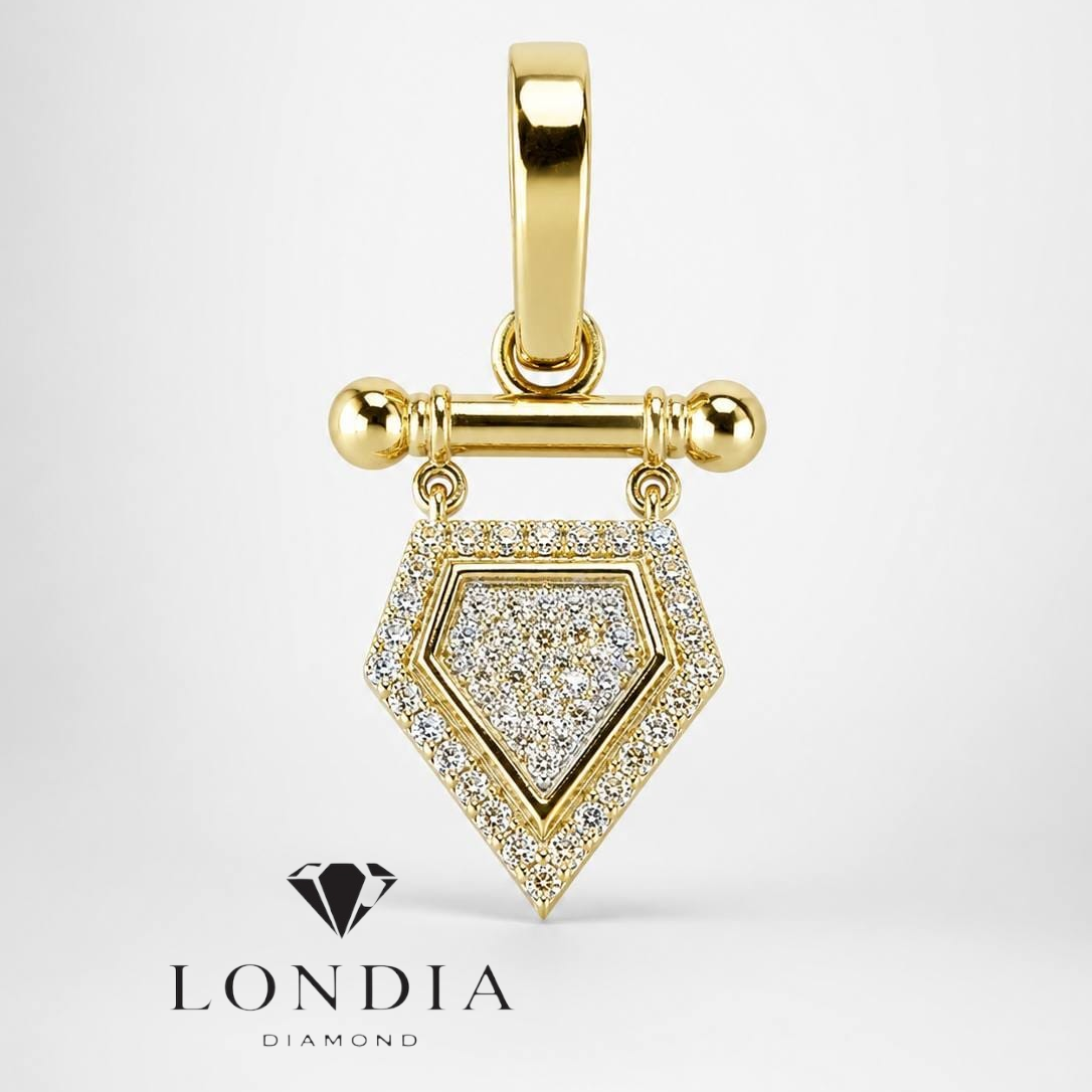 0.30 Karat Doğal Pırlanta Charm Kolye