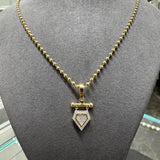 0.30 Karat Doğal Pırlanta Charm Kolye