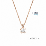 0.30 Karat F Rengi HRD Sertifikalı Valentine Model Tektaş Kolye