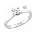 0.35 Karat F Rengi HRD Uluslararası Sertifikalı Valentine Model Tektaş