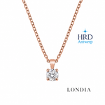 0.40 Karat F Rengi HRD Sertifikalı Klasik Tektaş Kolye