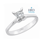 0.40 Karat F Rengi HRD Uluslararası Sertifikalı Kelebek Model Tektaş