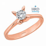 0.40 Karat F Rengi HRD Uluslararası Sertifikalı Kelebek Model Tektaş