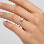 0.40 Karat F Rengi HRD Uluslararası Sertifikalı Valentine Model Tektaş