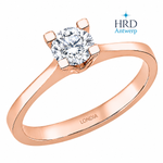 0.40 Karat F Rengi HRD Uluslararası Sertifikalı Valentine Model Tektaş