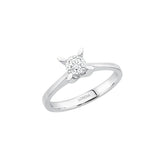 0.50 Ct. Kelebek Tasarım Tektaş Yüzük, 14 Ayar Altın