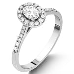 0.50 Ct. Doğal Pırlanta Vintage Yüzük, 14 Ayar Altın