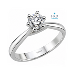 0.50 Karat F Rengi HRD Sertifikalı Amore Model Tektaş Yüzük