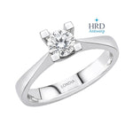 0.50 Karat F Rengi HRD Uluslararası Sertifikalı Valentine Model Tektaş