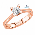0.50 Karat F Rengi HRD Uluslararası Sertifikalı Valentine Model Tektaş