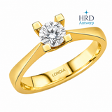 0.50 Karat F Rengi HRD Uluslararası Sertifikalı Valentine Model Tektaş