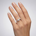 0.50 Karat F Rengi HRD Uluslararası Sertifikalı Valentine Model Tektaş