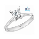 0.60 Karat F Rengi HRD Uluslararası Sertifikalı Kelebek Model Tektaş