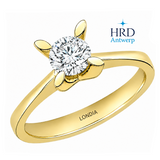 0.60 Karat F Rengi HRD Uluslararası Sertifikalı Kelebek Model Tektaş