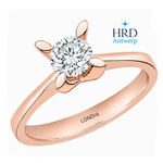 0.60 Karat F Rengi HRD Uluslararası Sertifikalı Kelebek Model Tektaş