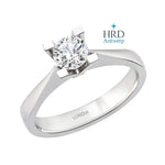 0.60 Karat F Rengi HRD Uluslararası Sertifikalı Valentine Model Tektaş