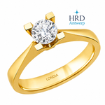 0.60 Karat F Rengi HRD Uluslararası Sertifikalı Valentine Model Tektaş