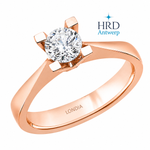 0.60 Karat F Rengi HRD Uluslararası Sertifikalı Valentine Model Tektaş