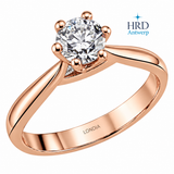 0.70 Karat F Rengi HRD Sertifikalı Amore Model Tektaş Yüzük