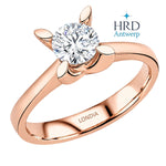 0.70 Karat F Rengi HRD Uluslararası Sertifikalı Kelebek Model Tektaş