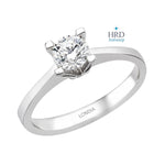 0.70 Karat F Rengi HRD Uluslararası Sertifikalı Valentine Model Tektaş