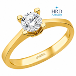 0.70 Karat F Rengi HRD Uluslararası Sertifikalı Valentine Model Tektaş