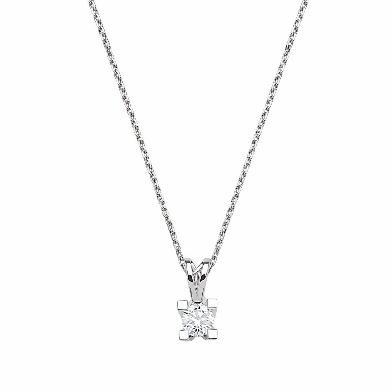 0.75 Ct Londia Doğal Pırlanta Tasarım Tektaş Set 14K Altın