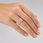0.80 Karat F Rengi HRD Uluslararası Sertifikalı Valentine Model Tektaş