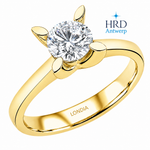 0.80 Karat F Rengi HRD Uluslararası Sertifikalı Kelebek Model Tektaş
