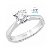 0.80 Karat F Rengi HRD Uluslararası Sertifikalı Valentine Model Tektaş