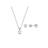 0.90 Ct Londia Doğal Pırlanta Tasarım Tektaş Set 14K Altın