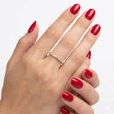 0,20 Karat Pırlanta Yarımtır Yüzük 14 Ayar Altın