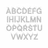 0,20 Karat Pırlantalı Harf Tasarım Kolye, 14 Ayar Saf Altın