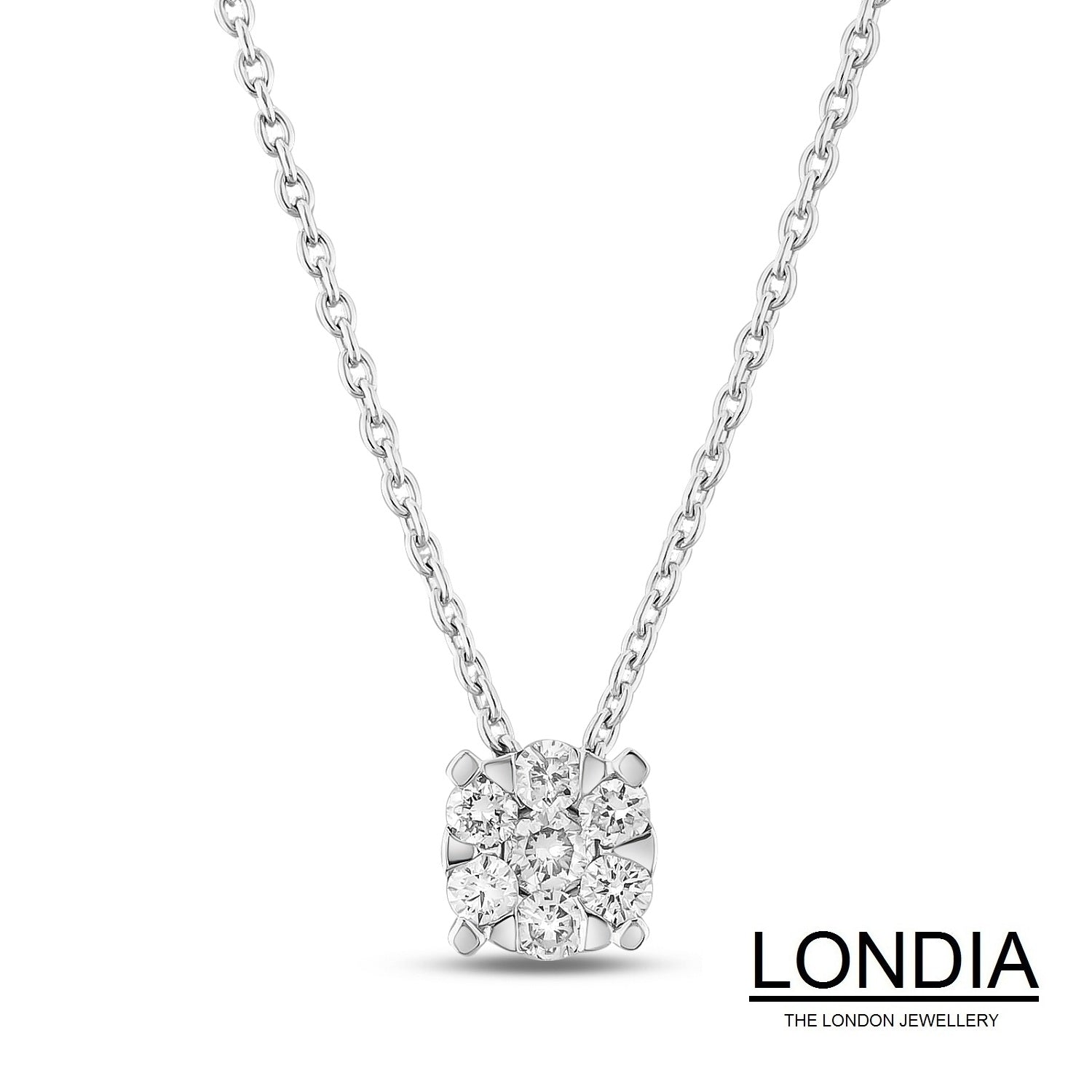 0,25 Karat Londia Pırlantalı Magic Tasarım Kolye