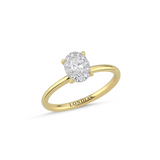 0,30 Karat Magic Oval Tektaş Yüzük