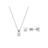 0,45 Ct Doğal Pırlanta Londia Kelebek Tasarım Tektaş Set 14K Altın