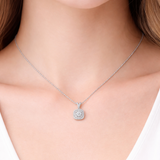 0,45 Karat Doğal Pırlanta Tasarım Kolye