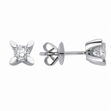 0,60 Ct Doğal Pırlanta Londia Kelebek Tasarım Tektaş Set 14K Altın