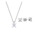 0,75 Ct Doğal Pırlanta Londia Kelebek Tasarım Tektaş Set 14K Altın
