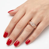 1.40 Ct. Doğal Pırlanta Londia Flora Koleksiyonu Seti 14K Altın