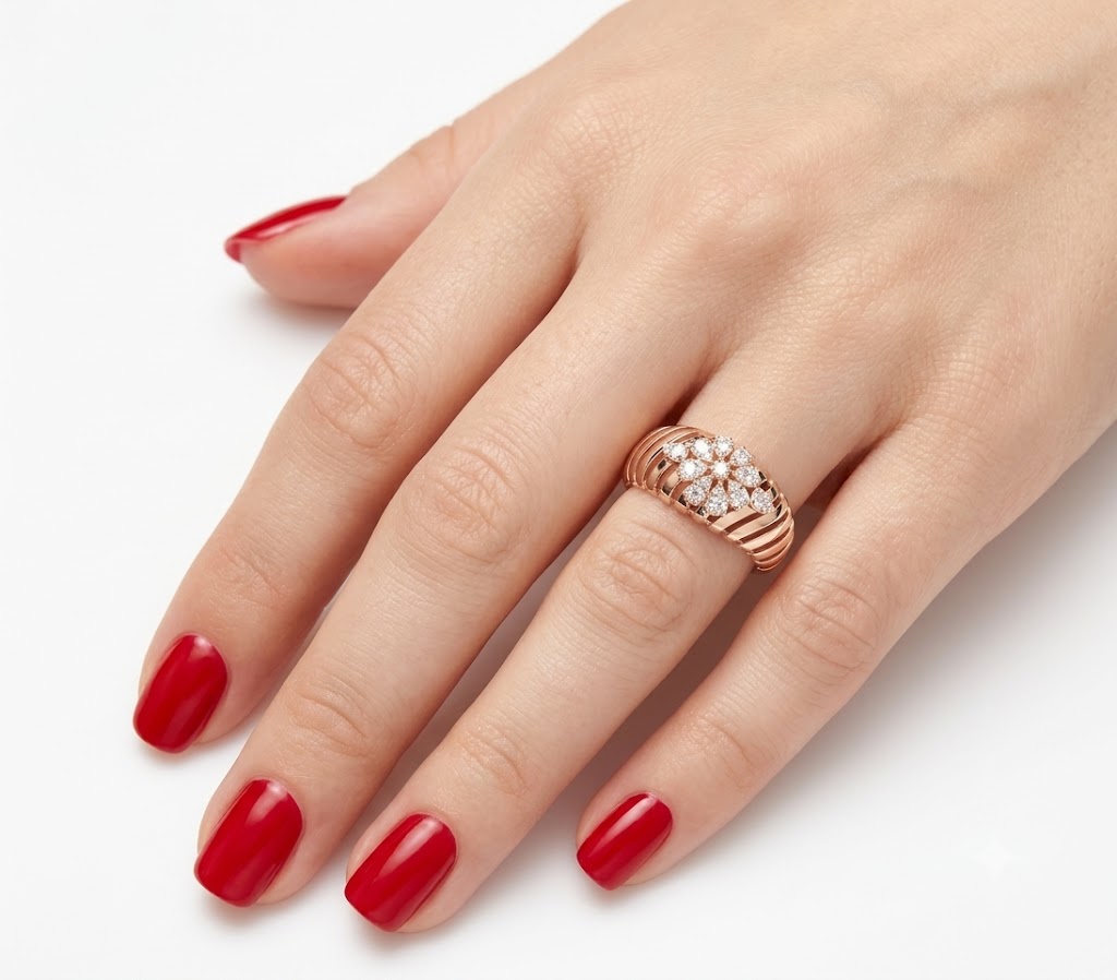 1.40 Ct. Doğal Pırlanta Londia Flora Koleksiyonu Seti 14K Altın